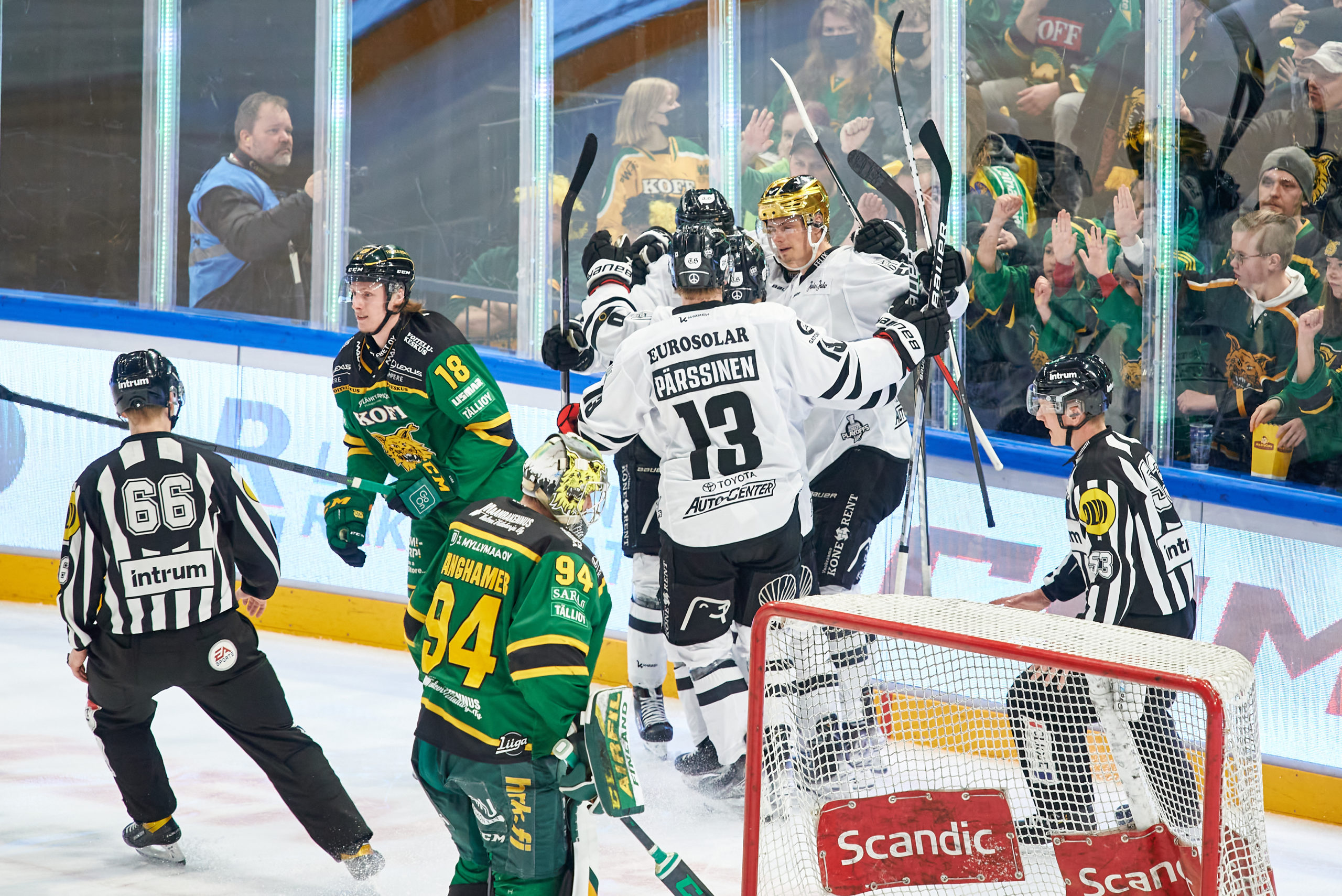 Finland Liiga semifinals Ilves - TPS on 20220409 in Nokia-Arena, Tampere, Finland