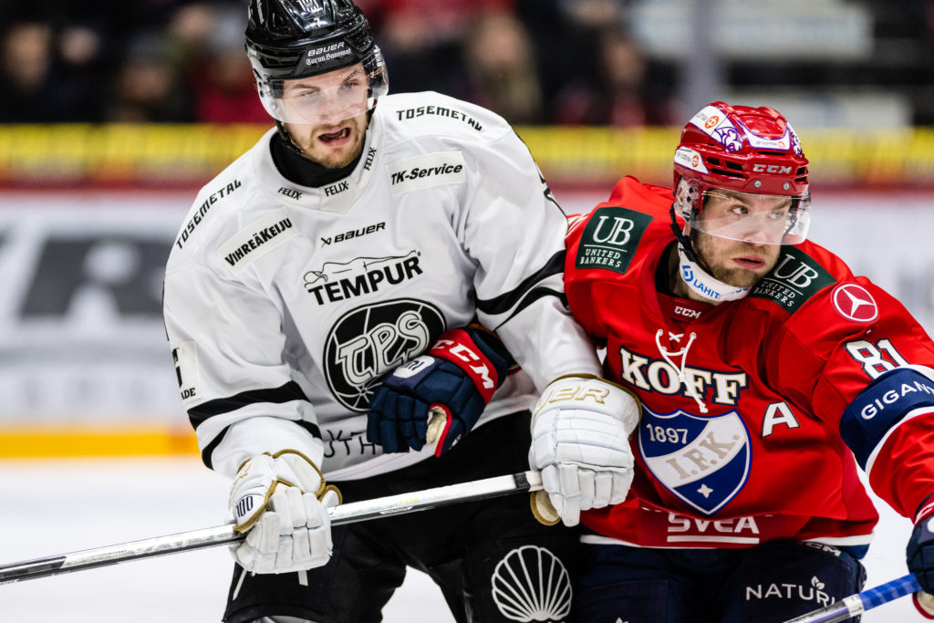 Liigan runkosarjaottelussa HIFK - TPS, Helsingin jäähallissa, 10. maaliskuuta 2023.